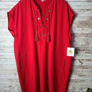 Calvin Klein, Dress, Red, Size 14, New with Tags.